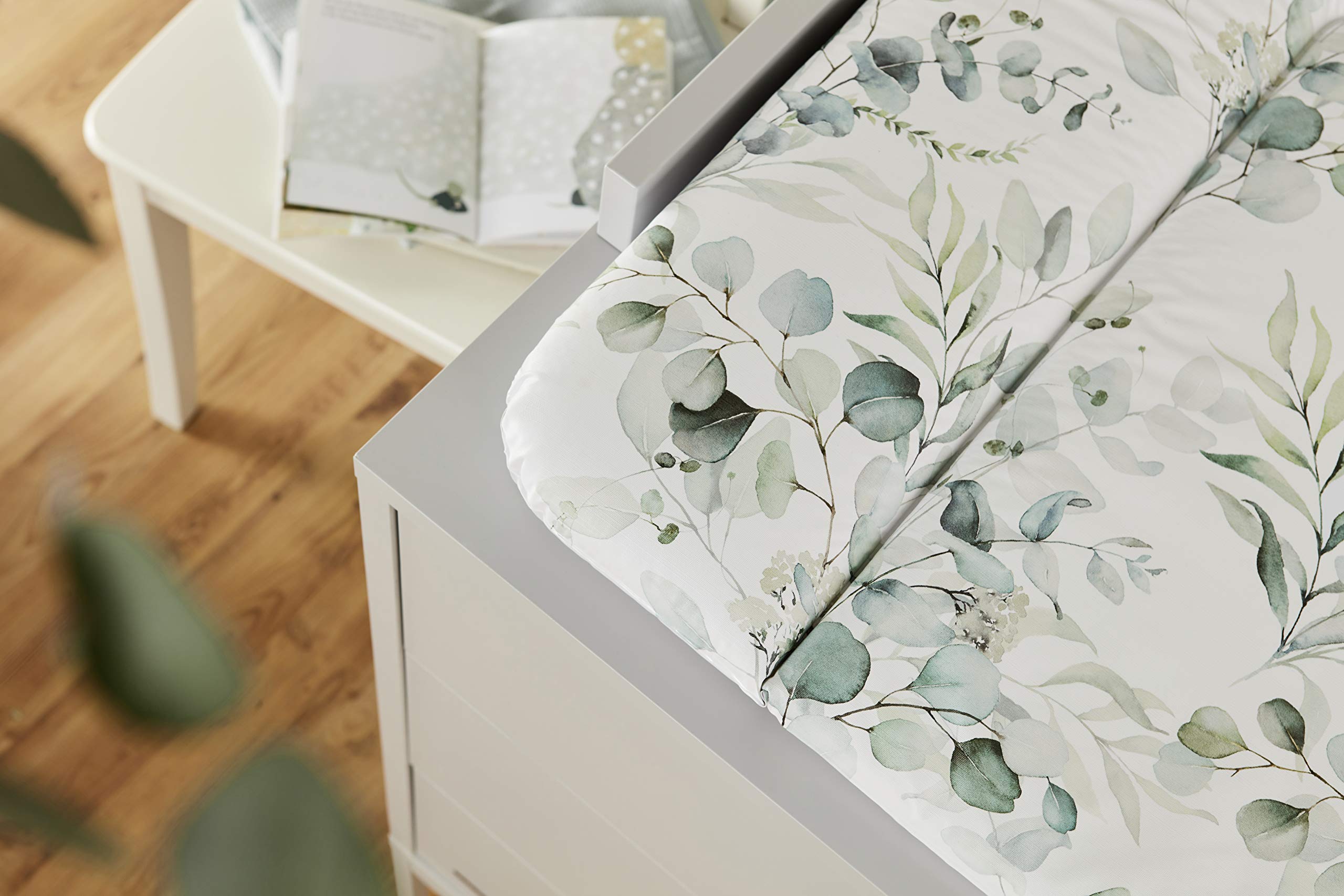 rotho-babydesign-natural-leaves-materassino-fasciatoio-85x72x5-cm-multicolore image 5