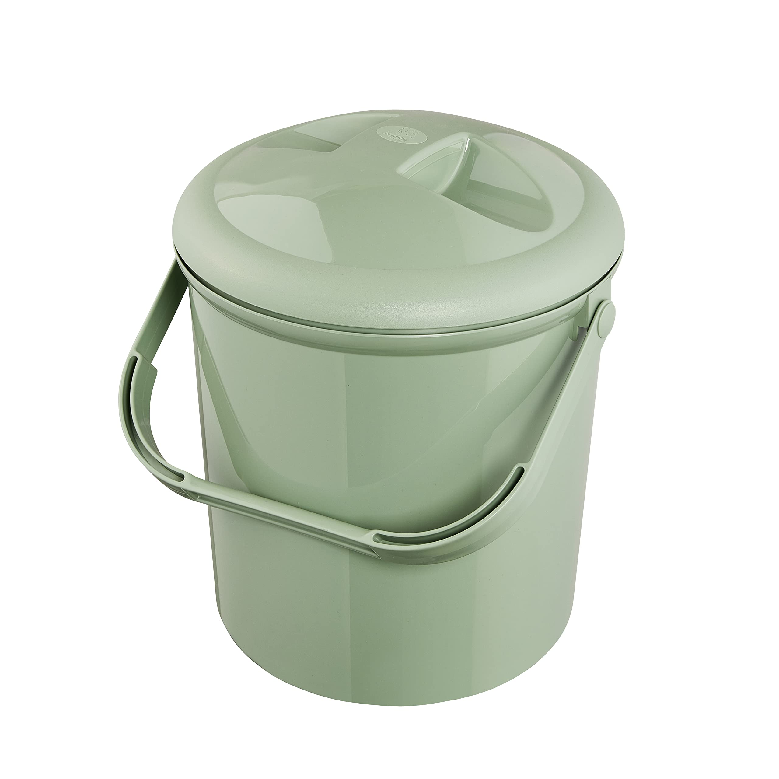 rotho-babydesign-top-cestino-per-pannolini-10-l-bella-bambina-verde-scisto-26x26 image 1
