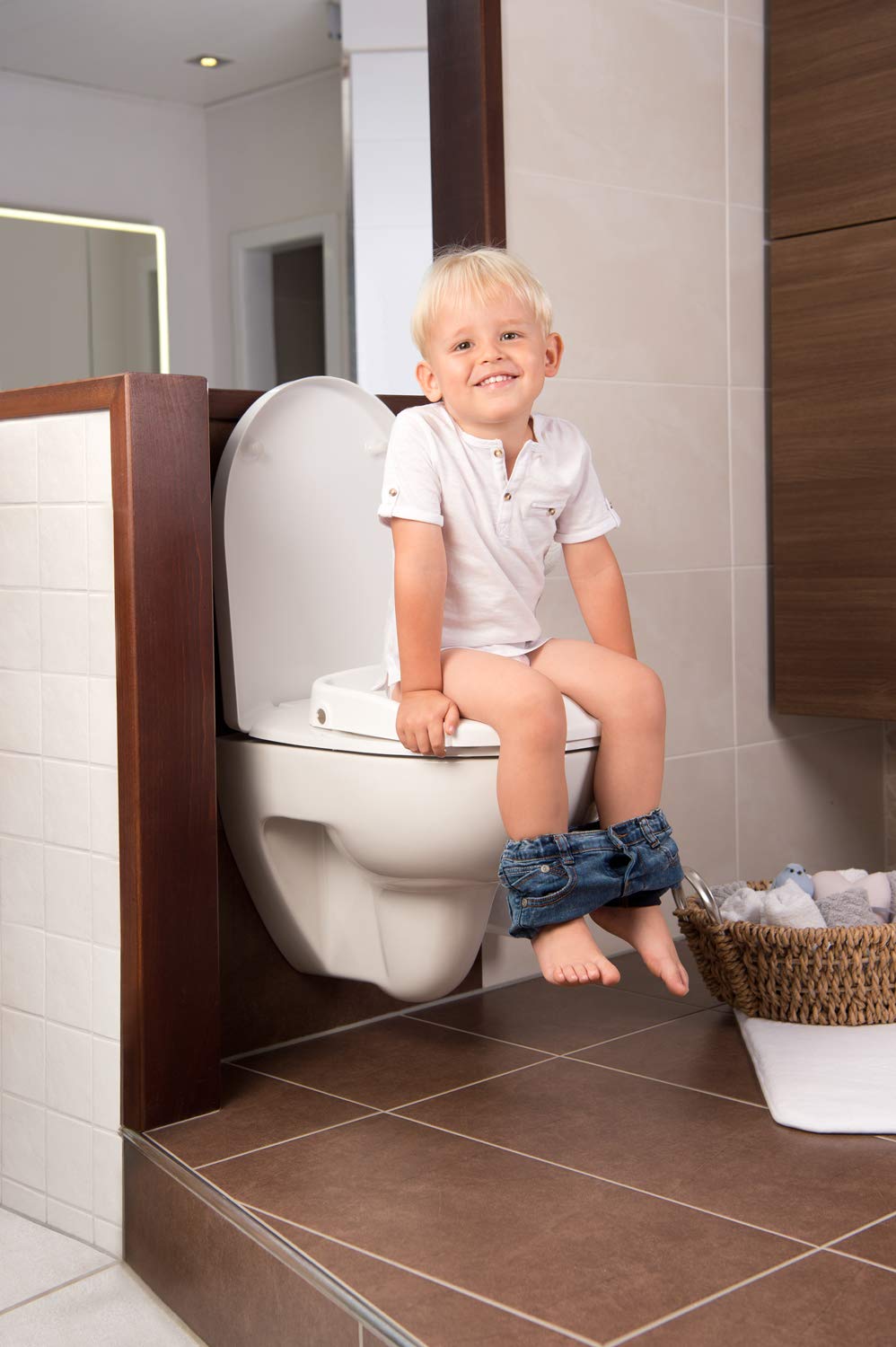 rotho-kidskit-trainer-wc-3-in-1-grigio-bianco-18-36-mesi image 7