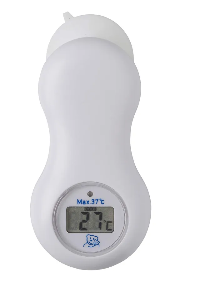 rotho-babydesign-termometro-digitale-bagnetto-con-ventosa-bianco-ceramica image 1