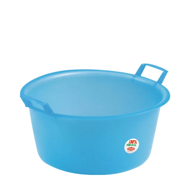 stefanplast-bacinella-tonda-30-cm-blu-in-polietilene-alimentare image 1