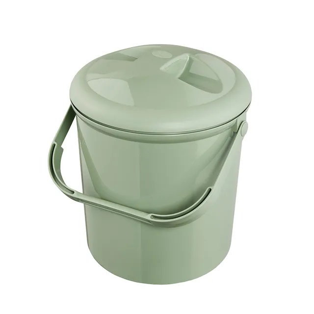 rotho-babydesign-top-cestino-per-pannolini-10-l-bella-bambina-verde-scisto-26x26 image 1