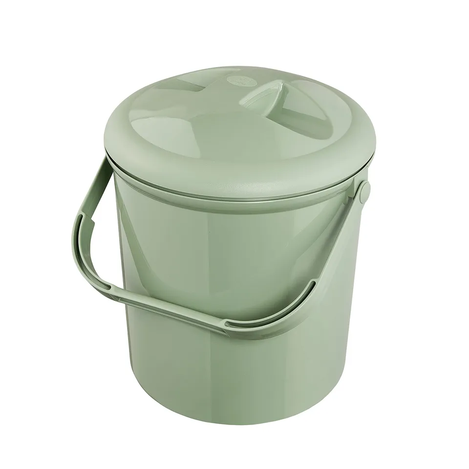 rotho-babydesign-top-cestino-per-pannolini-10-l-bella-bambina-verde-scisto-26x26 image 1