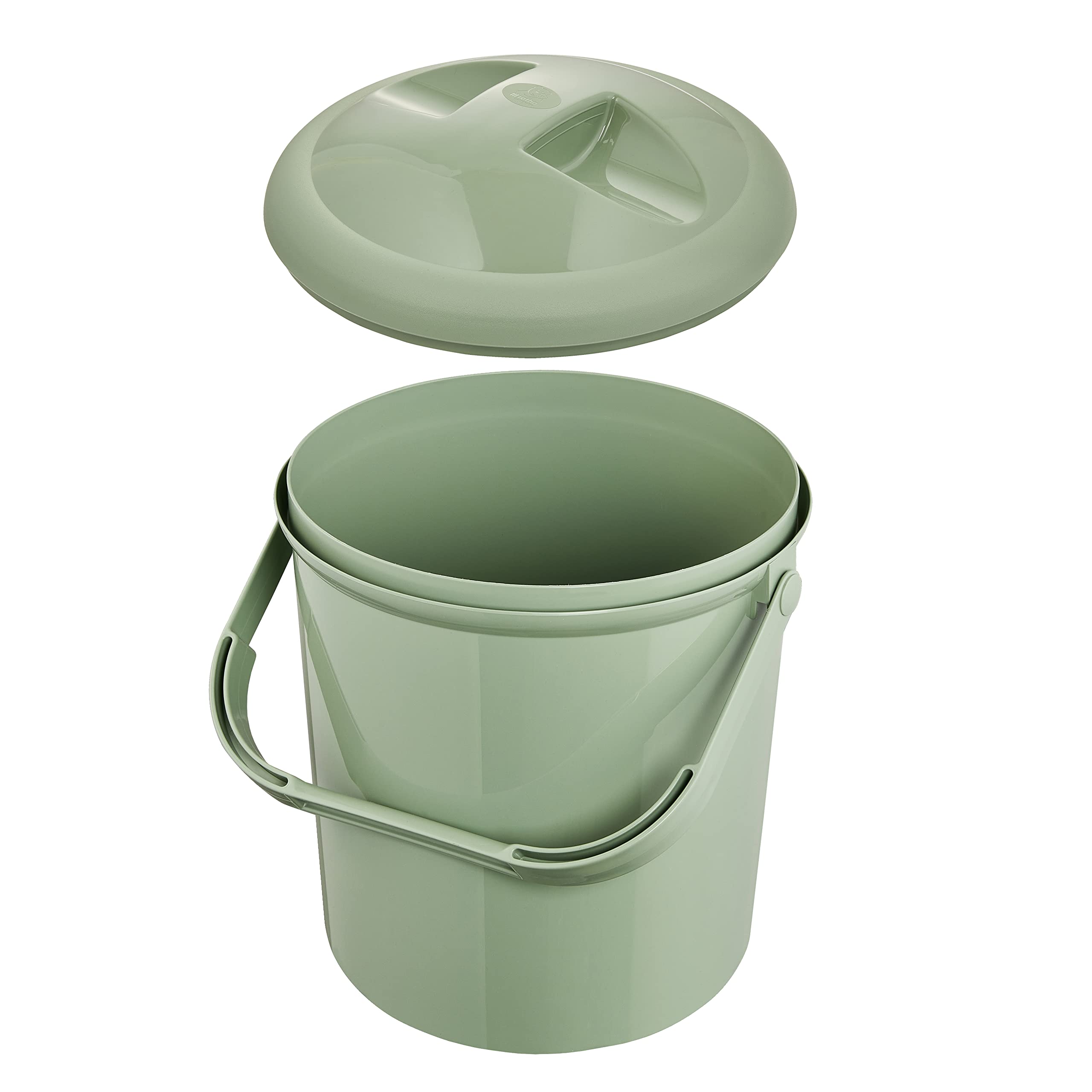 rotho-babydesign-top-cestino-per-pannolini-10-l-bella-bambina-verde-scisto-26x26 image 2
