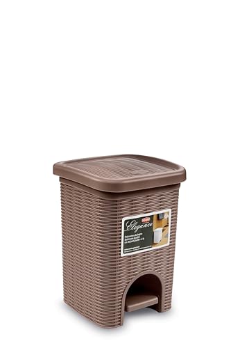 stefanplast-elegance-pattumiera-bagno-6-lt-moka-con-pedale image 8