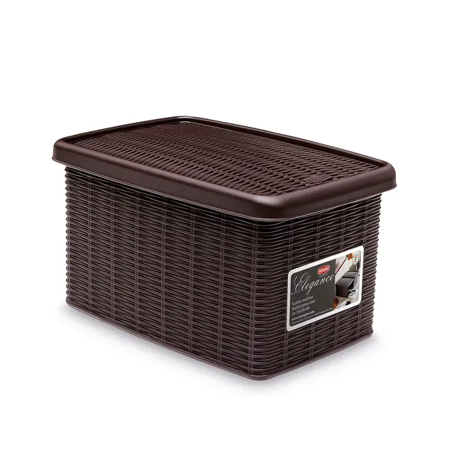 stefanplast-elegance-scatola-s-chiusa-moka-19x29x16-cm image 1