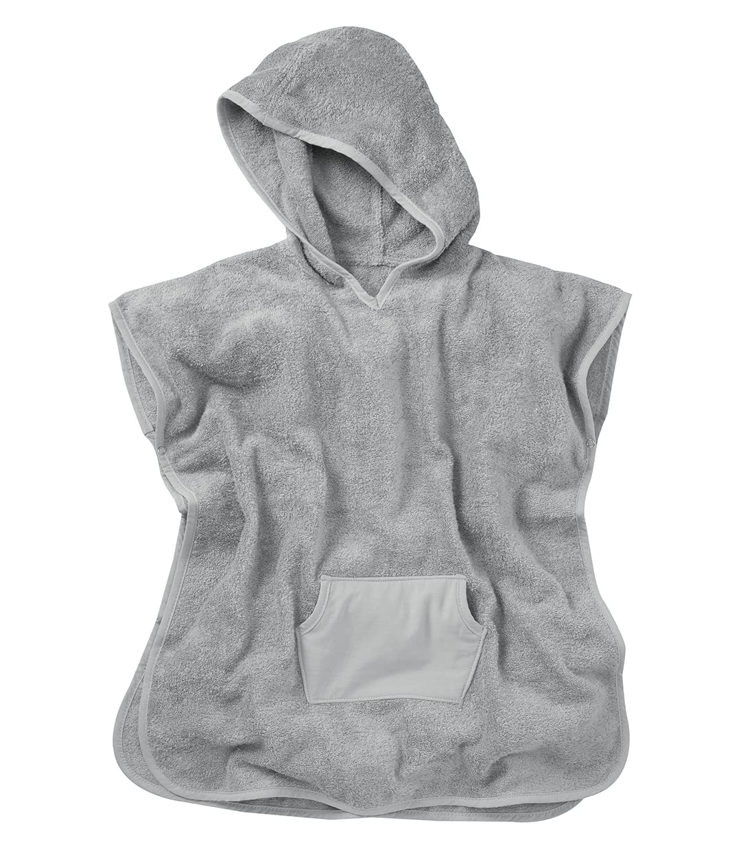 rotho-babydesign-poncho-per-il-bagnetto-grigio-pietra image 1