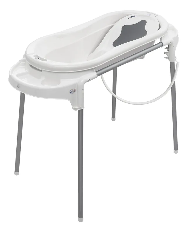 rotho-babydesign-top-xtra-stazione-bagnetto-con-vaschetta-grande-e-cavalletto-bi image 1