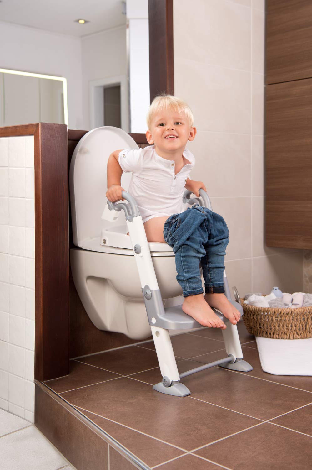 rotho-kidskit-trainer-wc-3-in-1-grigio-bianco-18-36-mesi image 6