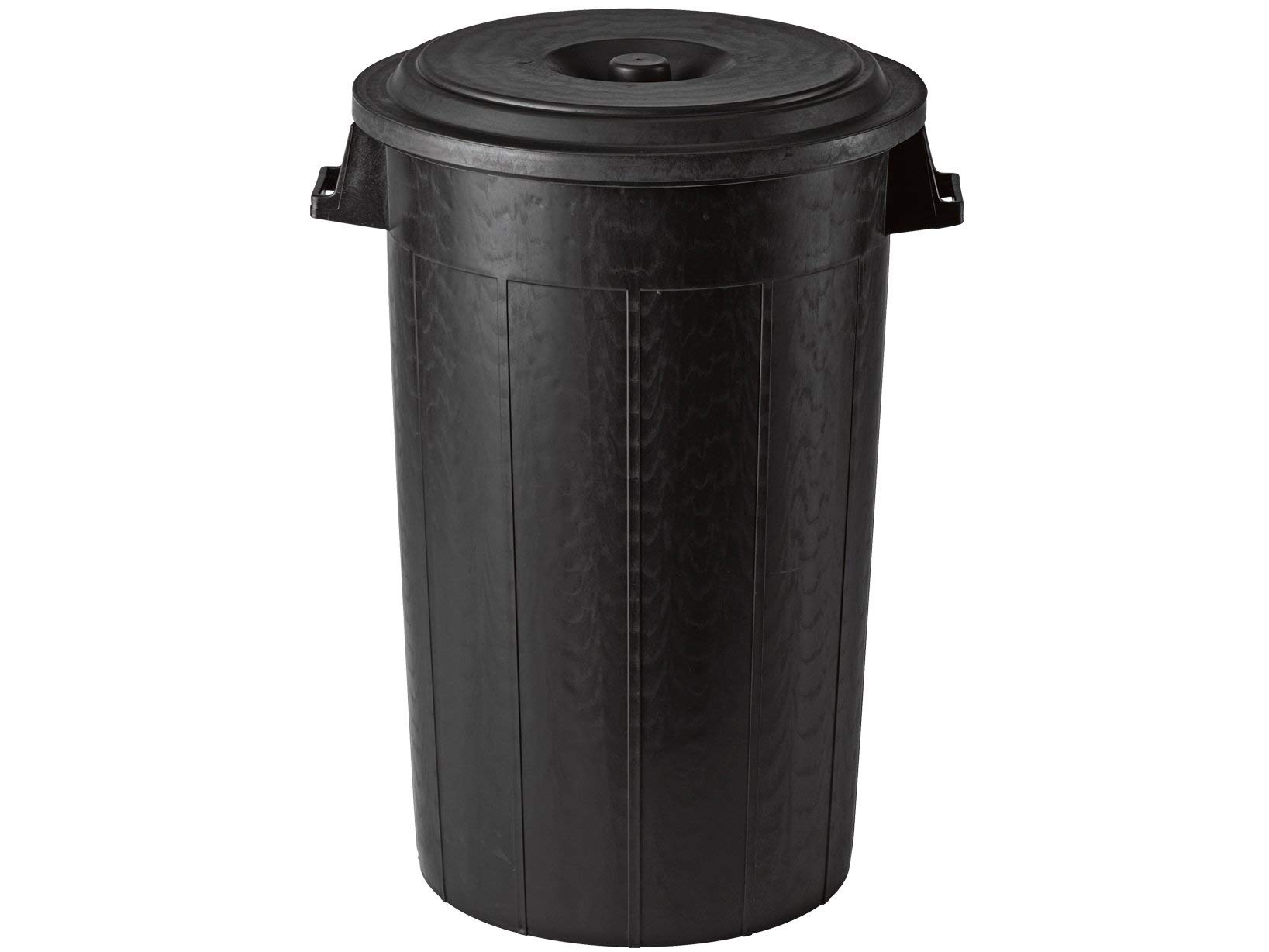 stefanplast-25130-bidone-immondizia-con-coperchio-120-litri-nero-in-plastica image 1