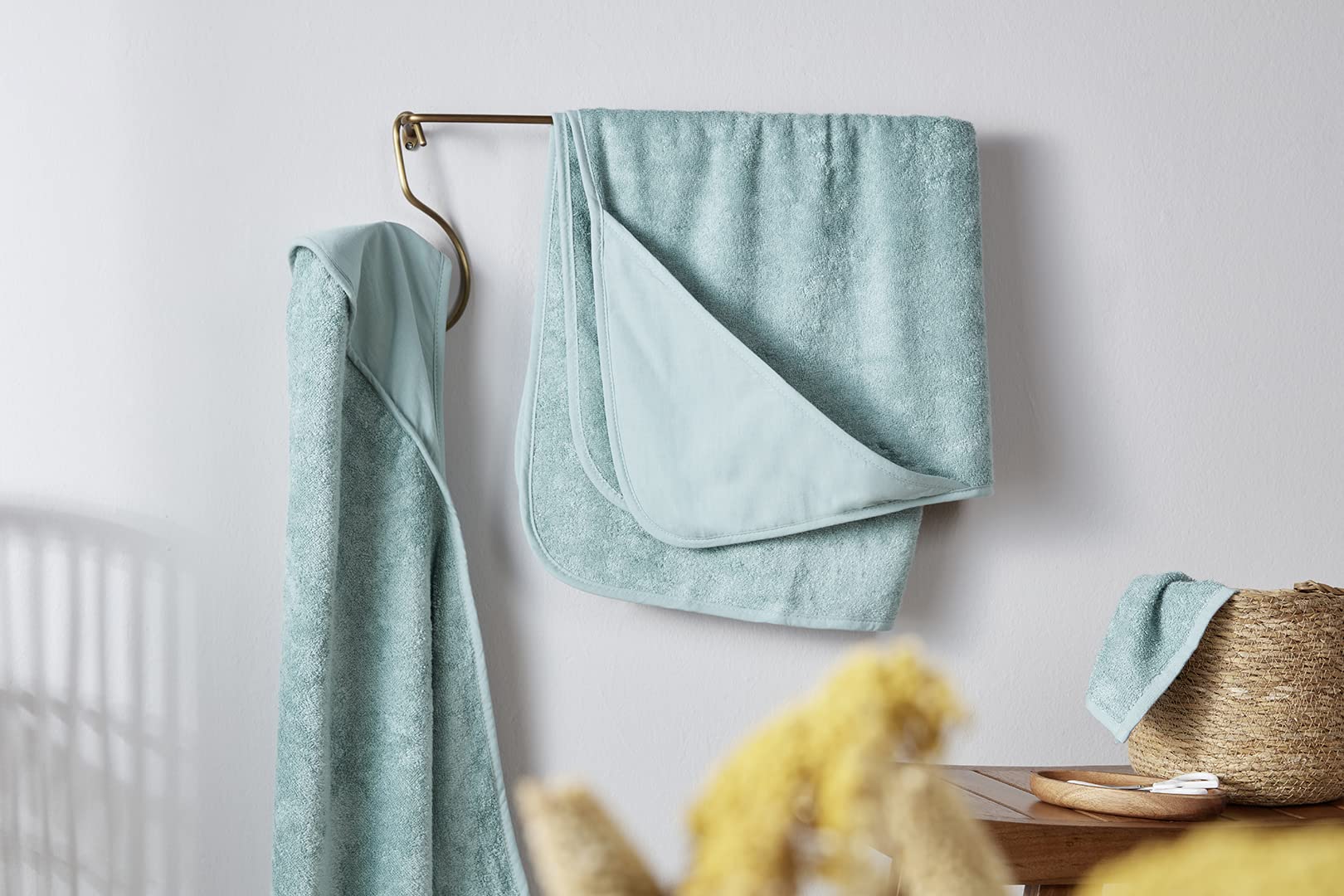 rotho-babydesign-asciugamano-con-cappuccio-lagoon-verde image 3