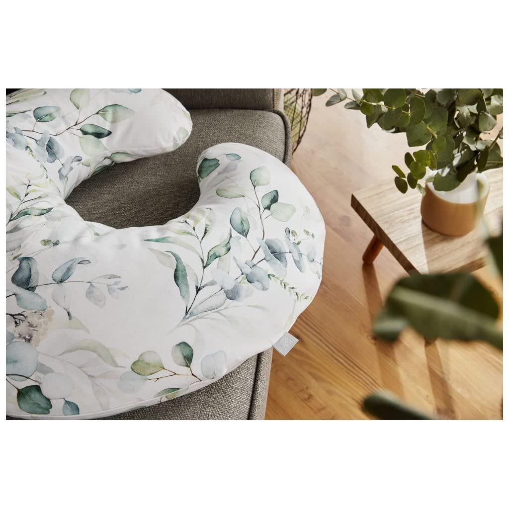 rotho-babydesign-cuscino-da-allattamento-mini-180x33-cm-natural-leaves image 3