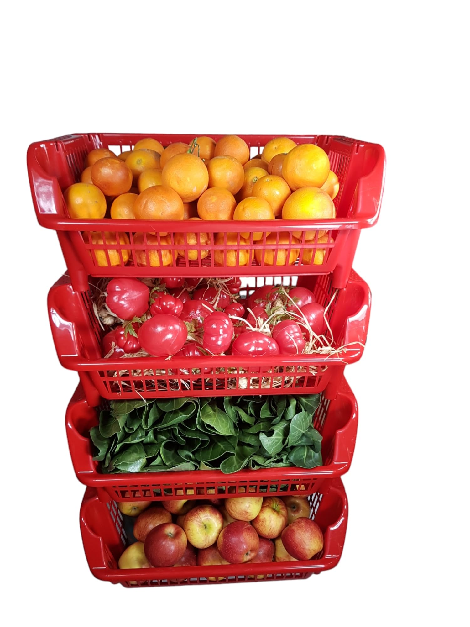 stefanplast-cestello-rosso-a-4-piani-porta-frutta-e-verdura-54-5x37-5x92-5-cm image 3
