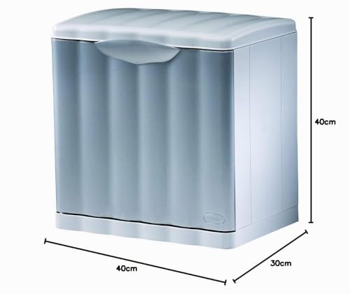 stefanplast-amica-eco-space-pattumiera-modulare-20-lt-silver-40x30x40h-cm image 6