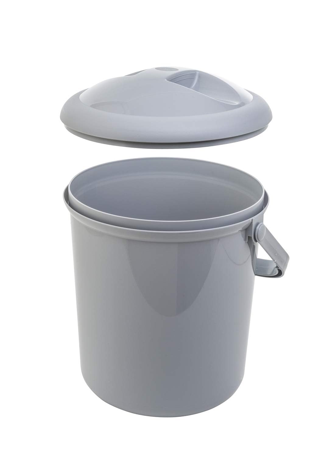 rotho-babydesign-top-cestino-per-pannolini-10-l-bella-bambina-stone-grey-26x26x3 image 3