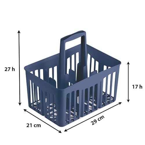 stefanplast-domus-cestello-portabottiglie-6-posti-30-x-21-x-h-28-cm-blu image 6