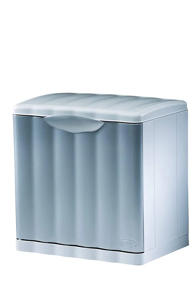 stefanplast-amica-eco-space-pattumiera-modulare-20-lt-silver-40x30x40h-cm image 1