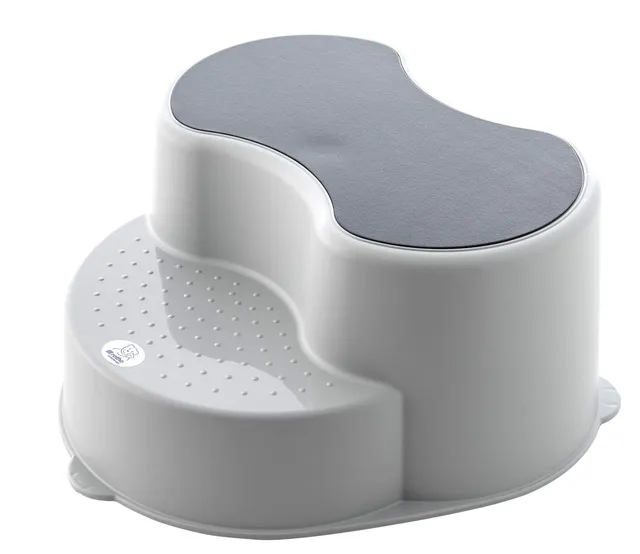rotho-babydesign-top-sgabello-per-bambini-2-gradini-stone-grey image 1