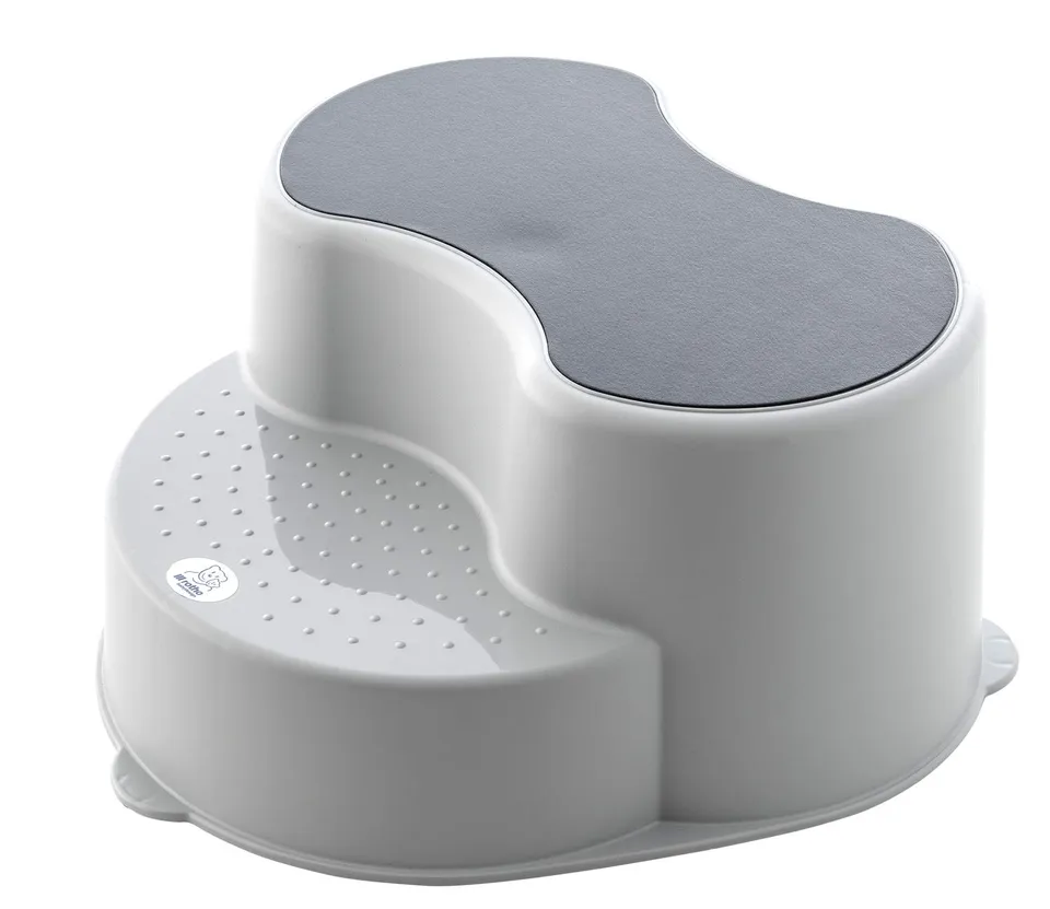 rotho-babydesign-top-sgabello-per-bambini-2-gradini-stone-grey image 1