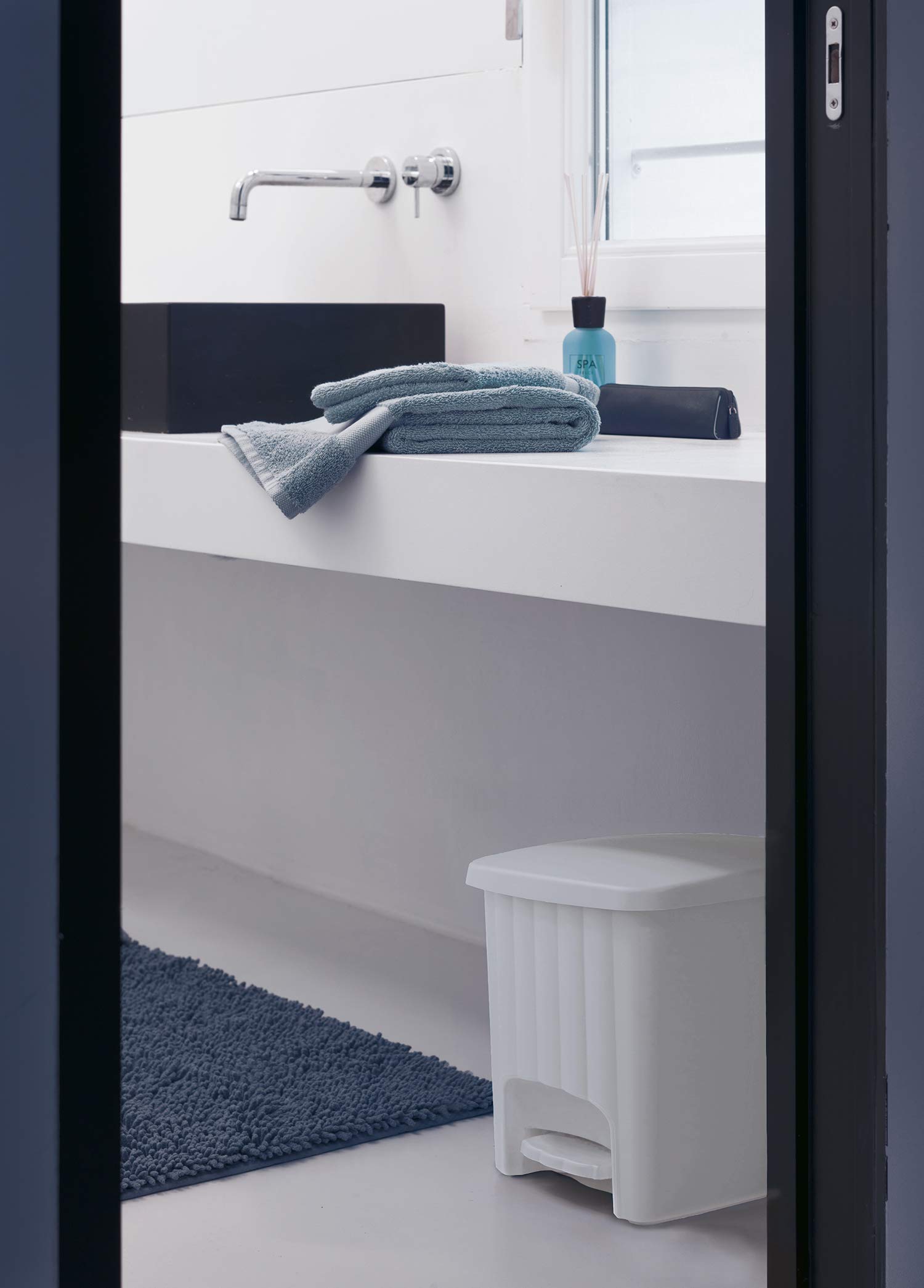 stefanplast-pedalina-pattumiera-bagno-a-pedale-4-5-l-bianca image 4