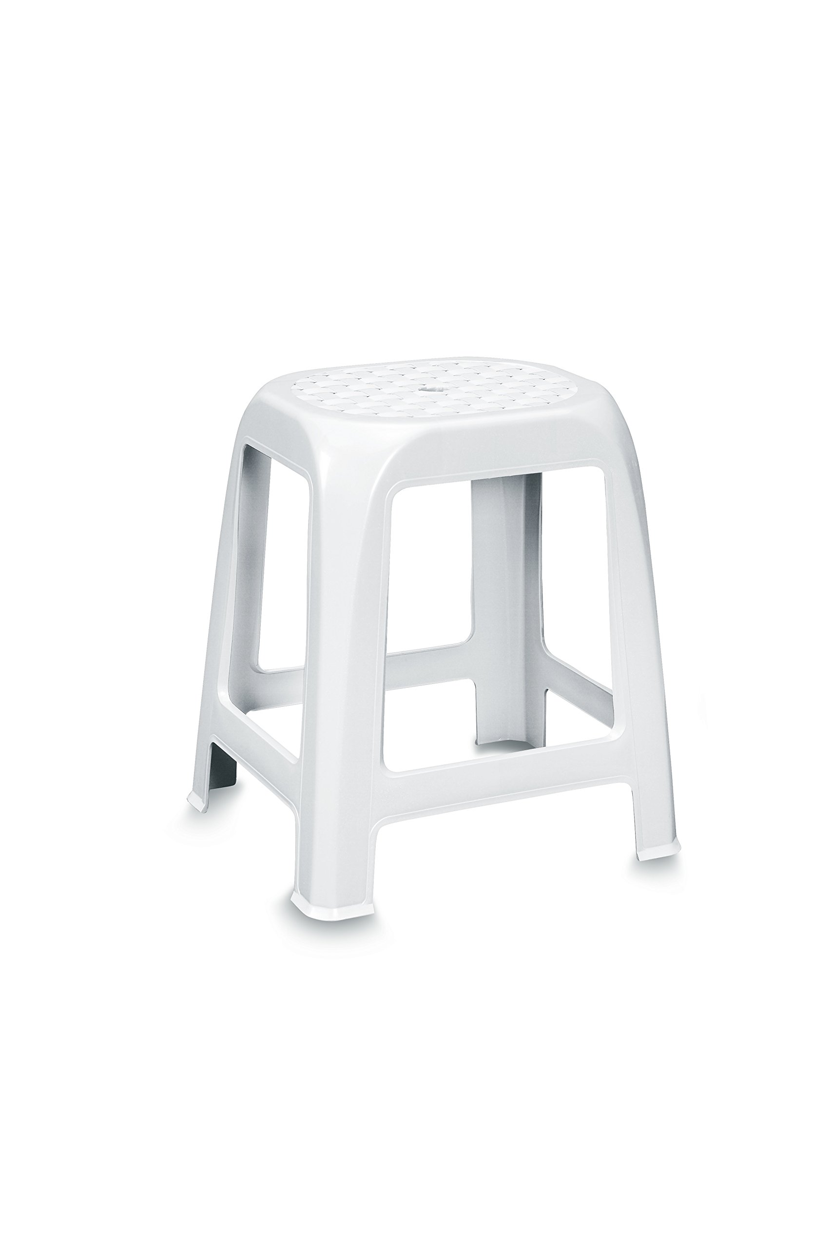 stefanplast-elfo-sgabello-in-plastica-bianco-41-x-35-x-46h-cm-made-in-italy image 1