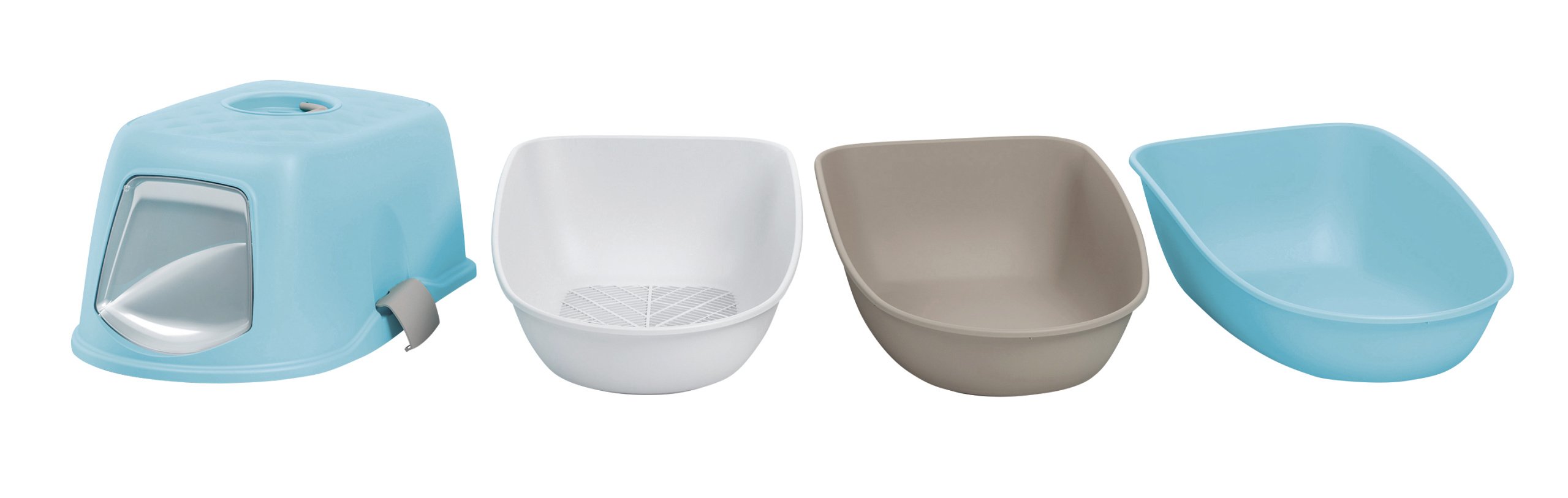 stefanplast-furba-top-chic-toilette-chiusa-per-gatti-con-setaccio-39x42x59-cm image 2