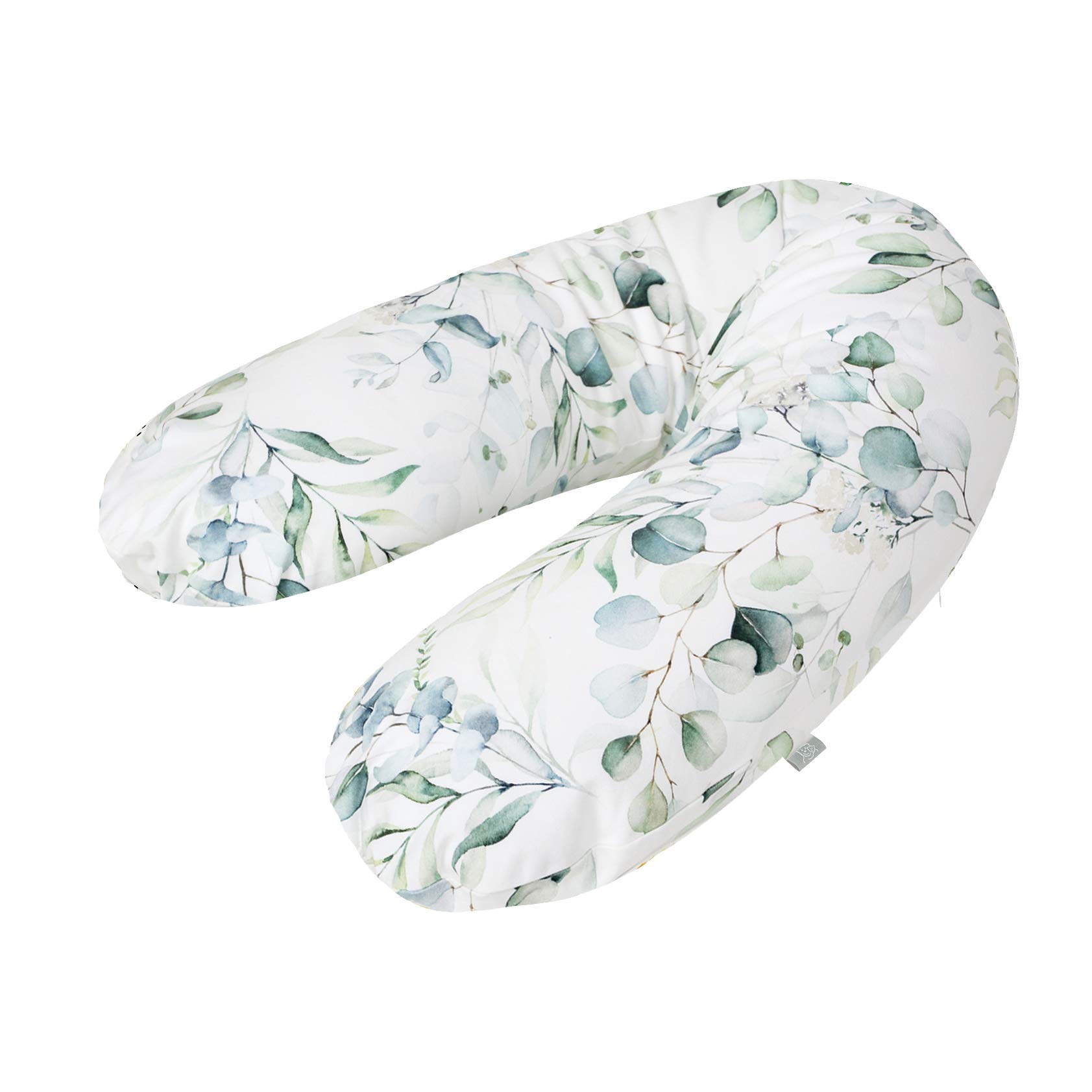 rotho-babydesign-cuscino-allattamento-multiuso-foglie-naturali-ipoallergenico image 1
