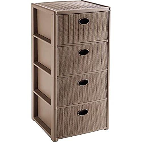 stefanplast-elegance-cassettiera-4-cassetti-tortora-40x40x80-cm image 4