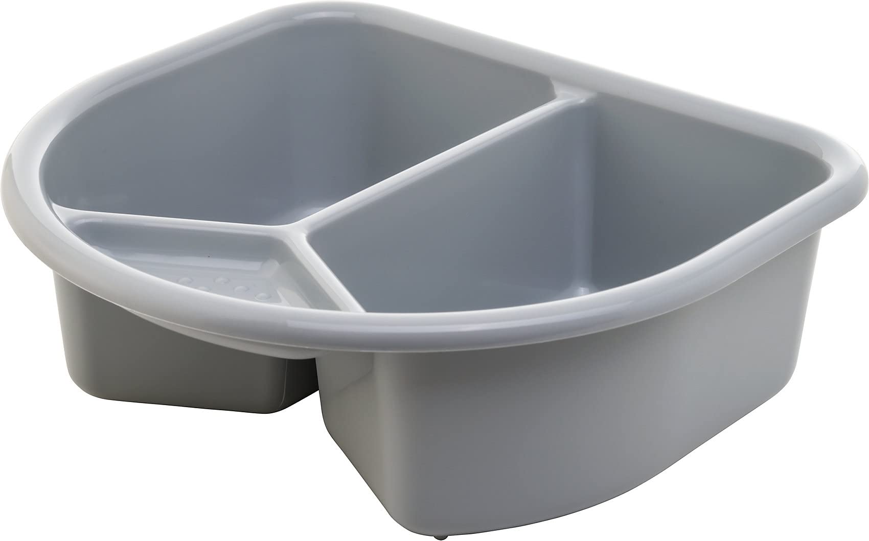 rotho-babydesign-top-bella-bambina-bacinella-2-vasche-4l-grigio-30x28x10-cm image 1