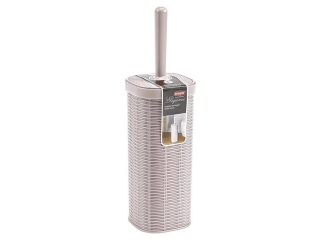 stefanplast-elegance-porta-scopino-cipria-12x12x40h-in-polipropilene-rattan image 1