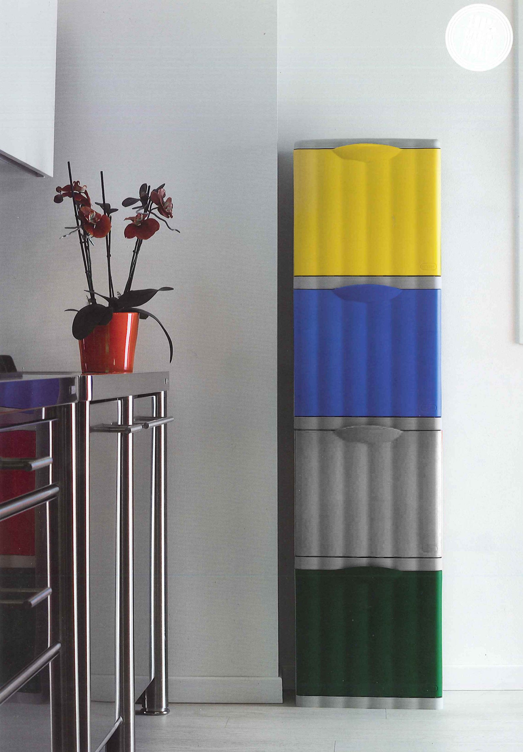 stefanplast-amica-eco-space-pattumiera-20-l-giallo-paglierino image 2