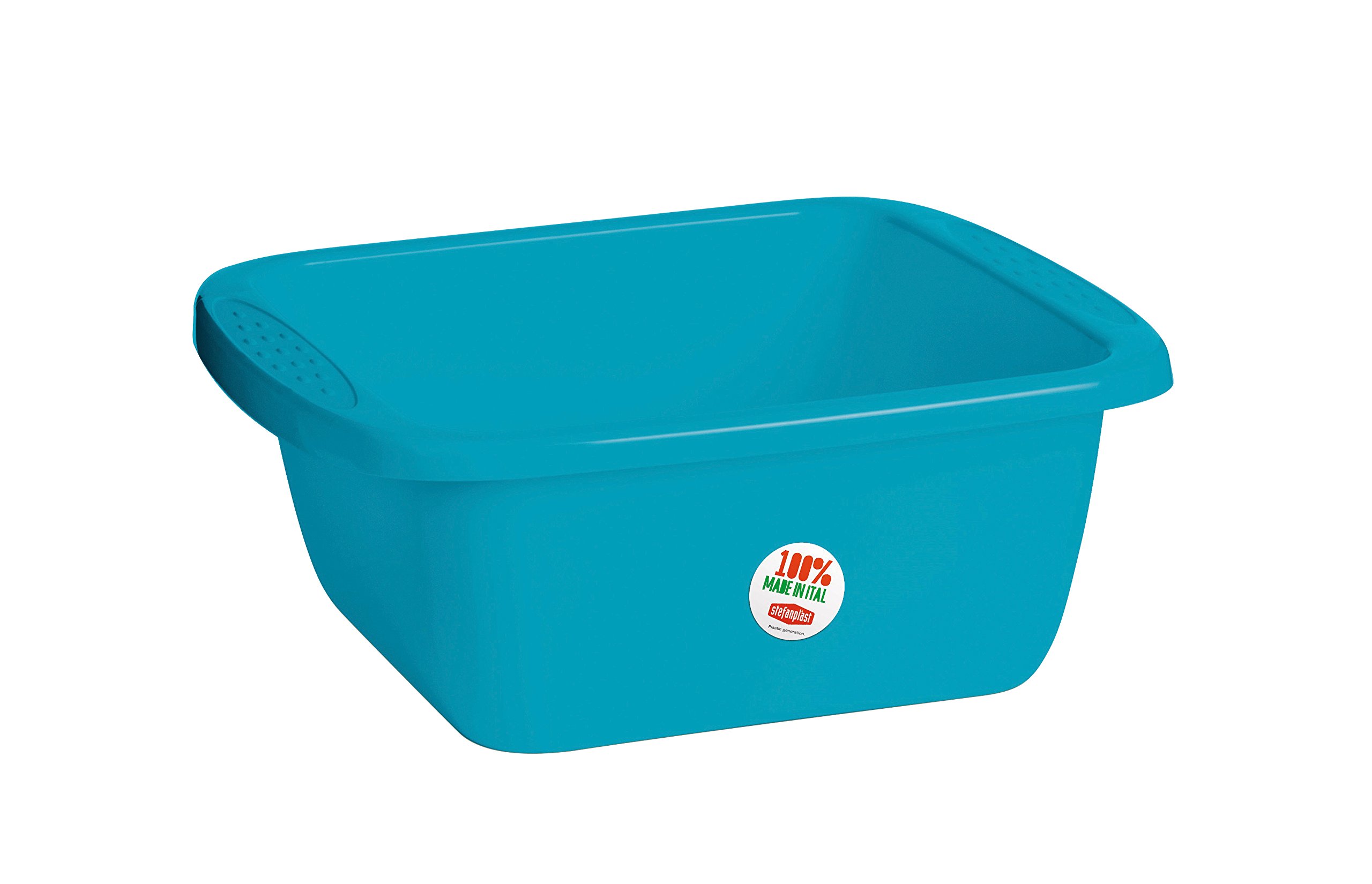 stefanplast-domus-bacinella-rettangolare-17-l-45x35x18-cm-con-manici image 1