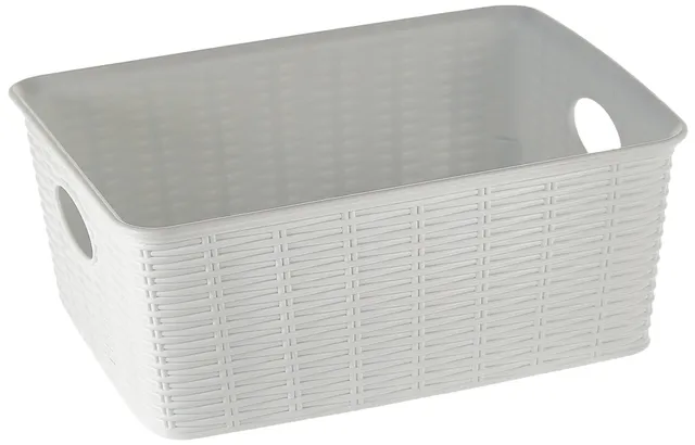 stefanplast-elegance-cestino-rattan-25x19x10-cm-bianco image 1
