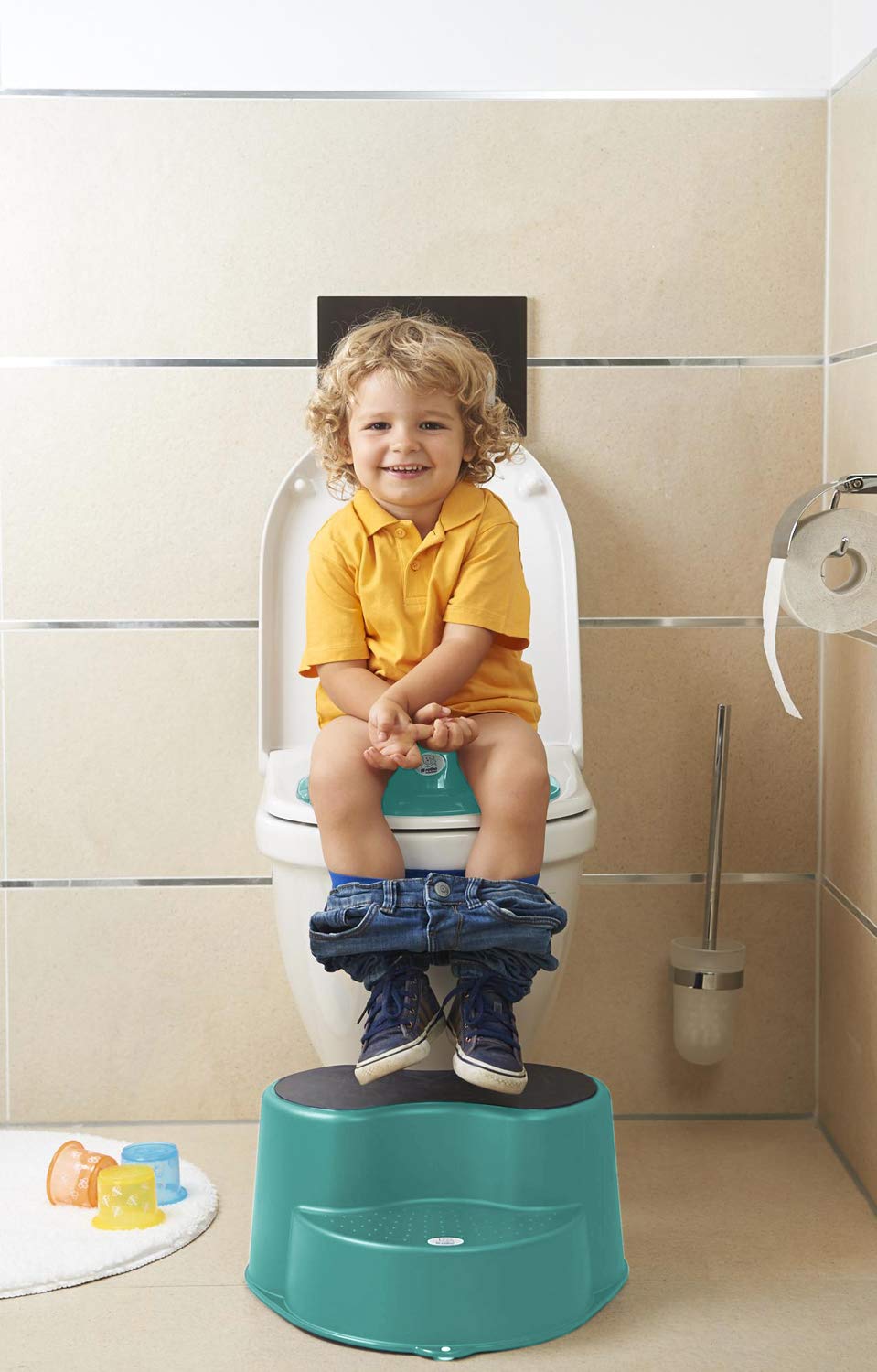 rotho-babydesign-top-sgabello-per-bambini-2-gradini-lagoon-blu image 4