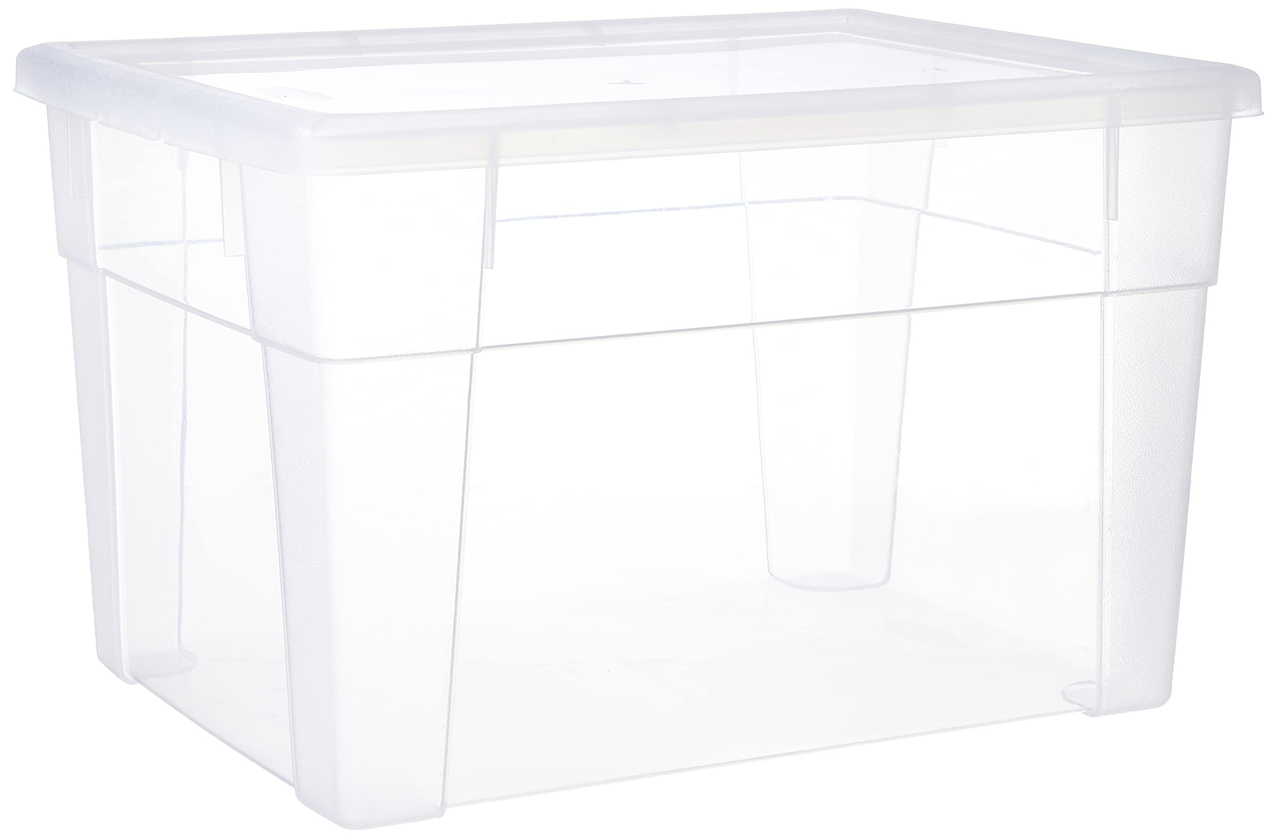 stefanplast-visualbox-scatola-plastica-bianco-trasparente-39x29x24-cm image 1