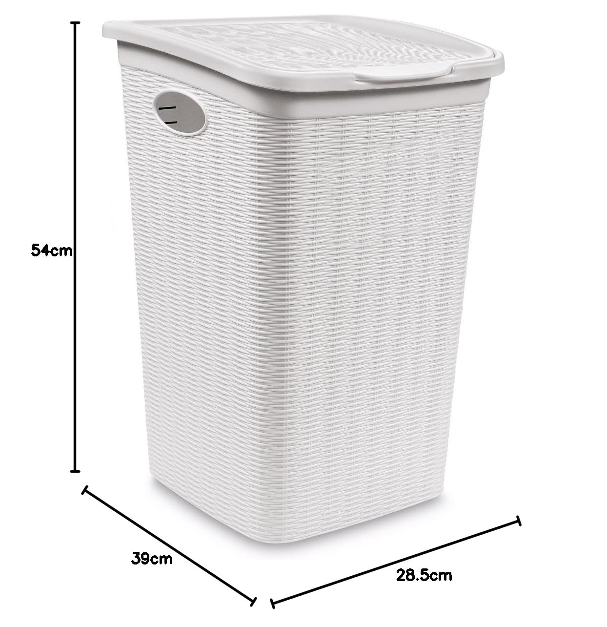 stefanplast-elegance-porta-biancheria-36-lt-bianco-28-5x39x54-cm-effetto-rattan image 3