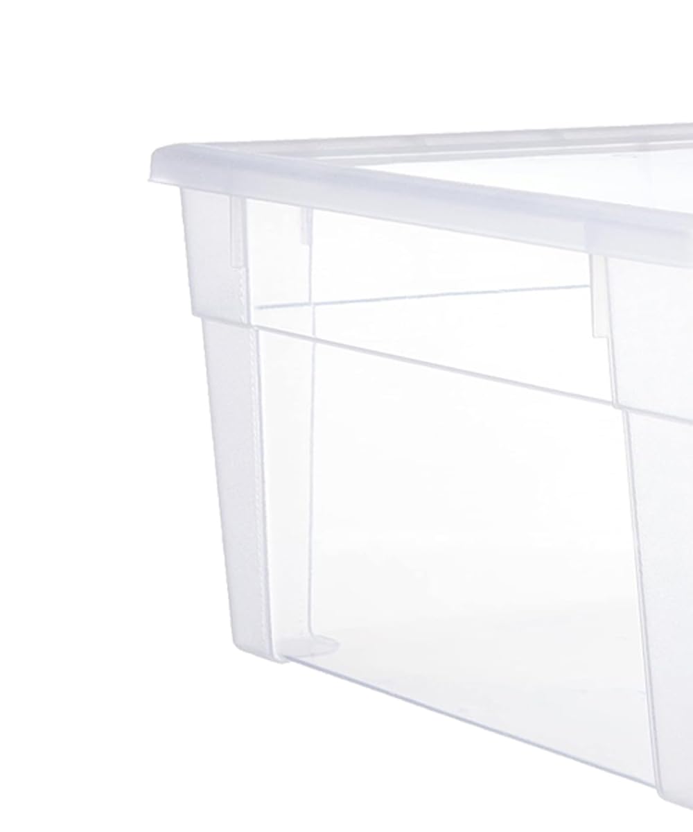 stefanplast-magic-box-2-litri-19x16-h10-cm-trasparente-con-coperchio-a-scatto image 2