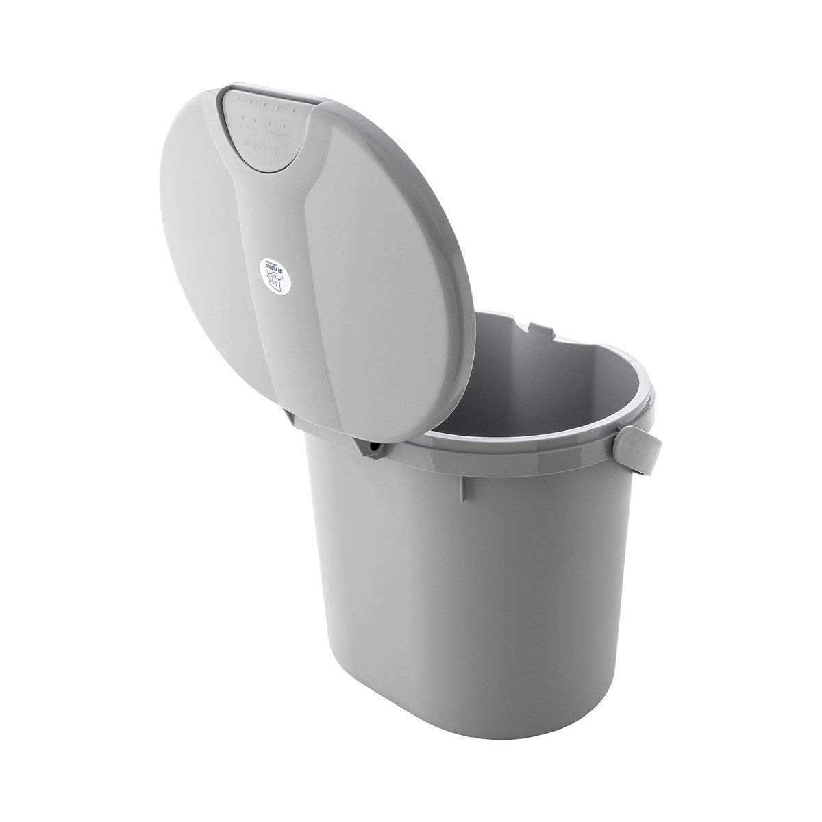 rotho-babydesign-top-20002-0286-secchio-per-pannolini-usati-11-l-grigio-stone-gr image 7