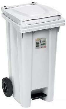 stefanplast-home-eco-system-contenitore-con-pedale-120-litri-bianco image 1