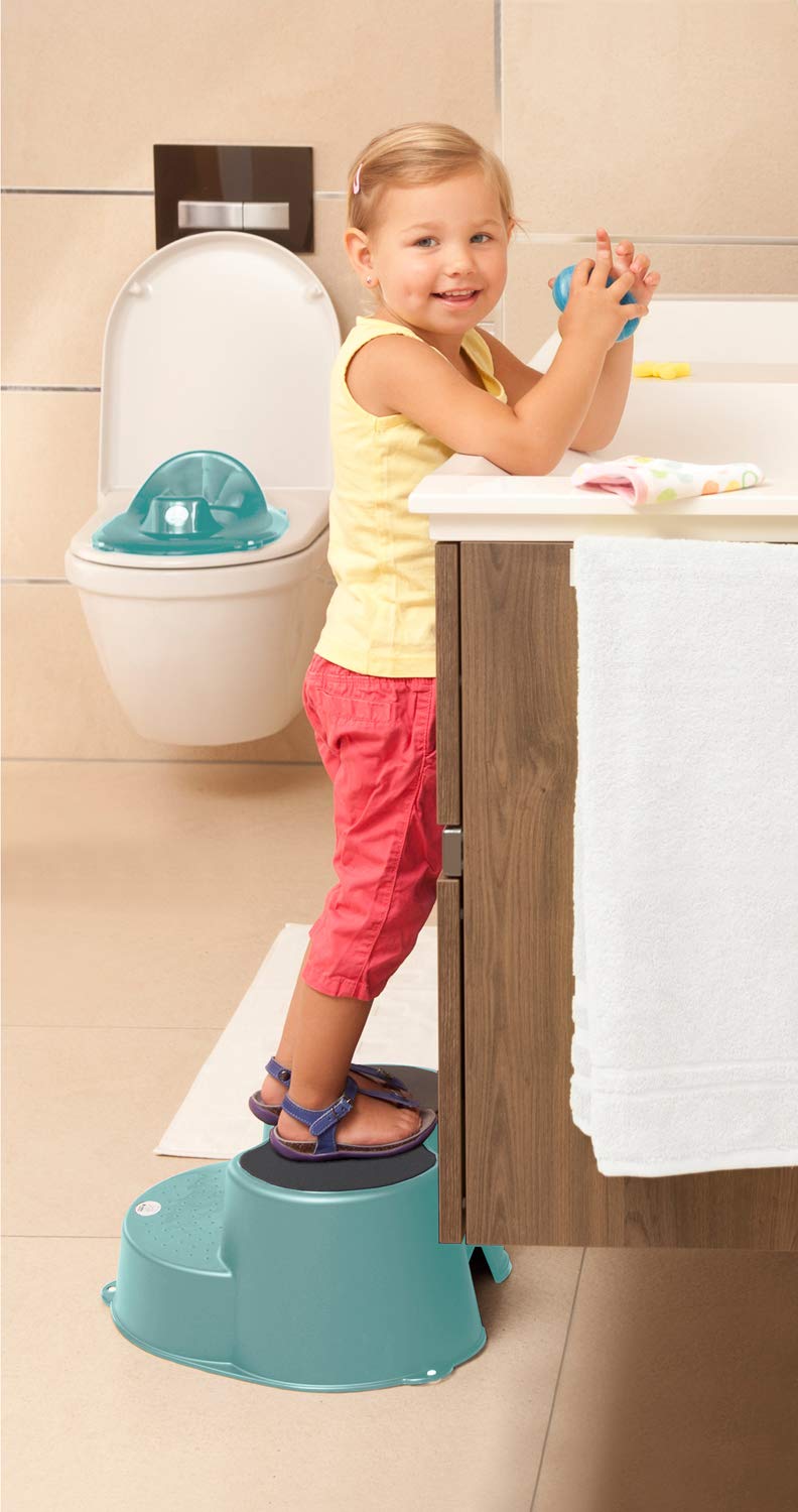 rotho-babydesign-top-sgabello-per-bambini-2-gradini-lagoon-blu image 3