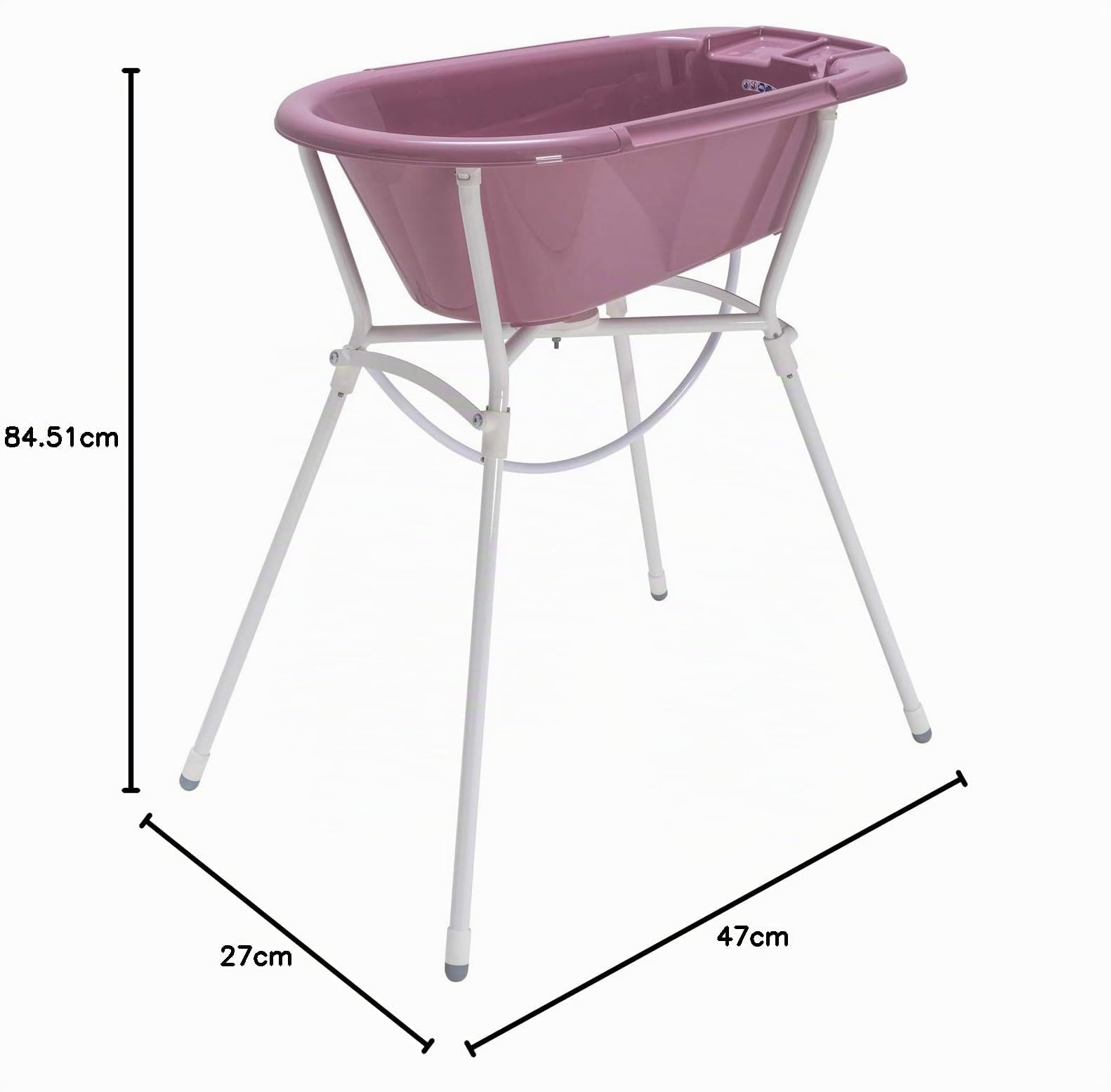 rotho-babydesign-bella-bambina-vaschetta-bagnetto-84-5x47-cm-rosa-0-12-mesi image 6