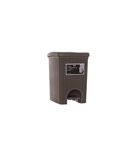 stefanplast-elegance-pattumiera-a-pedale-20-litri-tortora image 2