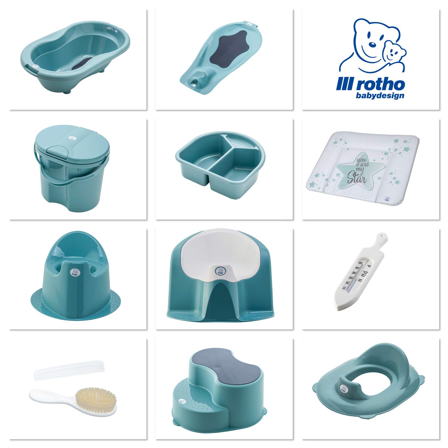 rotho-babydesign-top-sgabello-per-bambini-2-gradini-lagoon-blu image 7