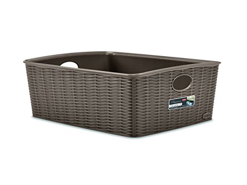 stefanplast-elegance-cestino-rattan-marrone-36x29x13-cm image 2