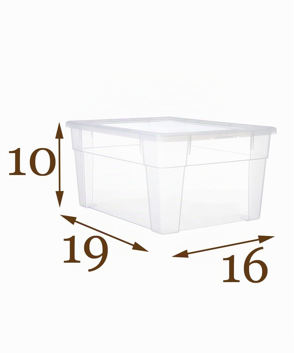 stefanplast-magic-box-2-litri-19x16-h10-cm-trasparente-con-coperchio-a-scatto image 8