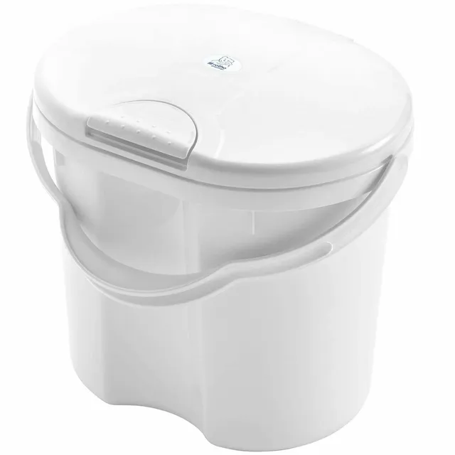 rotho-babydesign-top-secchio-per-pannolini-11-l-bianco image 1
