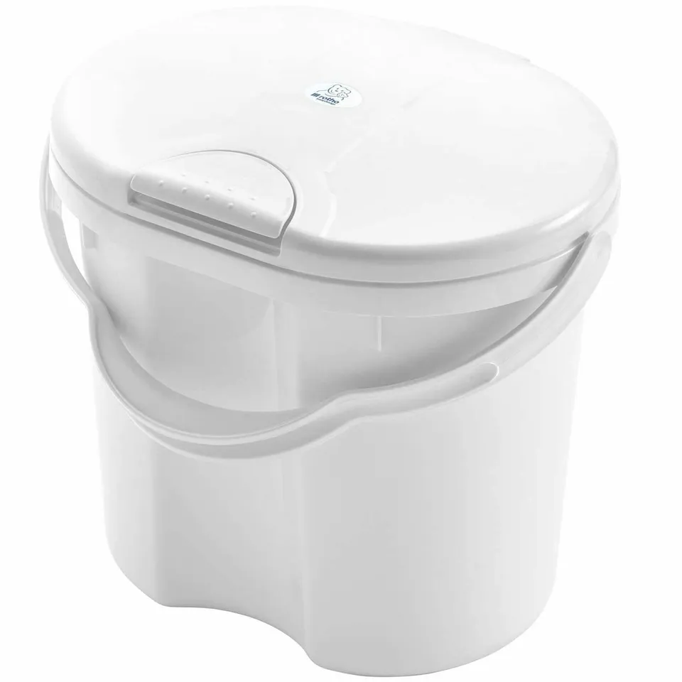 rotho-babydesign-top-secchio-per-pannolini-11-l-bianco image 1