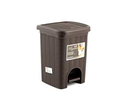 stefanplast-elegance-pattumiera-bagno-6-lt-moka-con-pedale image 5