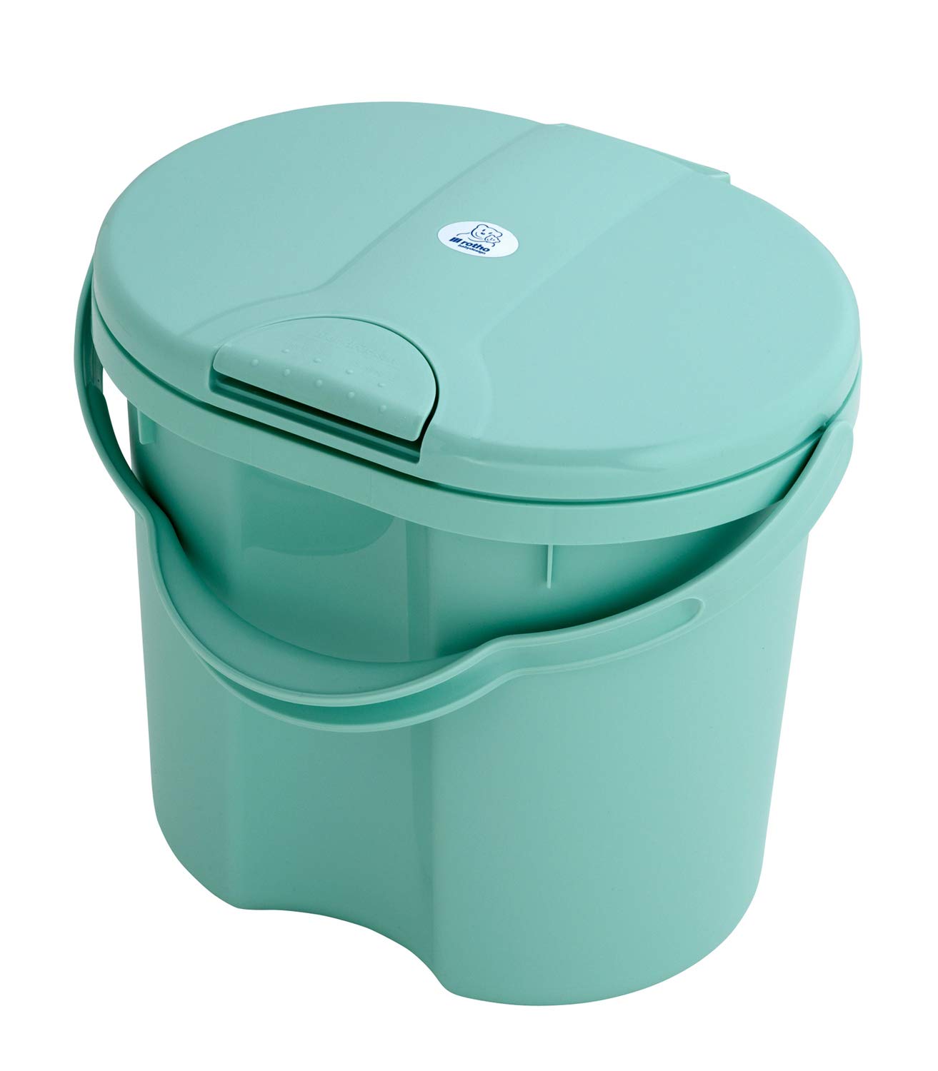 rotho-babydesign-top-secchio-per-pannolini-11-l-verde-swedish-green image 1
