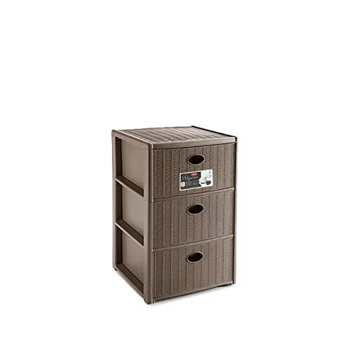 stefanplast-elegance-cassettiera-3-cassetti-tortora-40x40x60-cm image 1